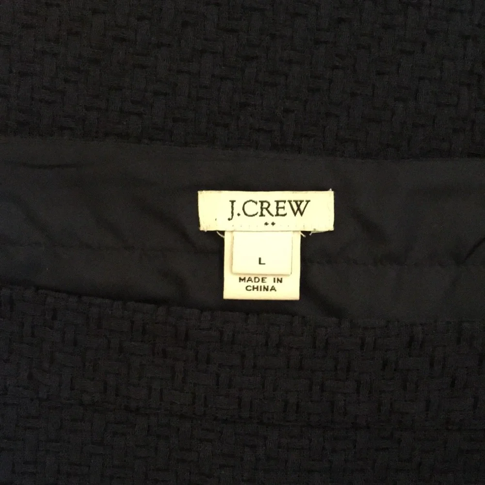J. Crew Basketweave Textured Cold Shoulder…